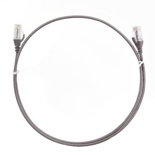 4Cabling 0.15m CAT6 Ultra Thin LSZH Ethernet Network Cable | Grey