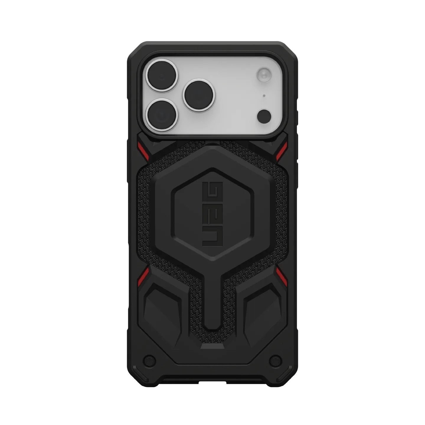 Uag Monarch Pro MagSafe Kevlar Apple iPhone 17 Pro Max (6.9') Rugged Case - Kevlar Black (114514113940), Shock Protection, 10 Years Warranty