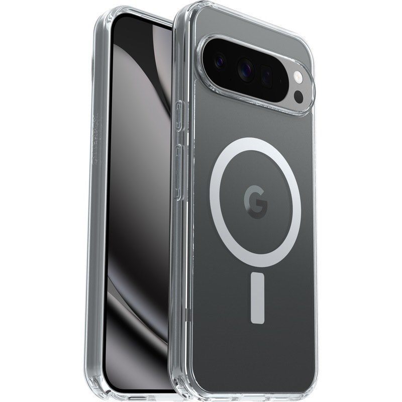 OtterBox Symmetry Clear Magnets Google Pixel 10/Pixel 10 Pro - Case Clear (77-98095), Drop+ 3X Military Standard, 7 Years Warranty