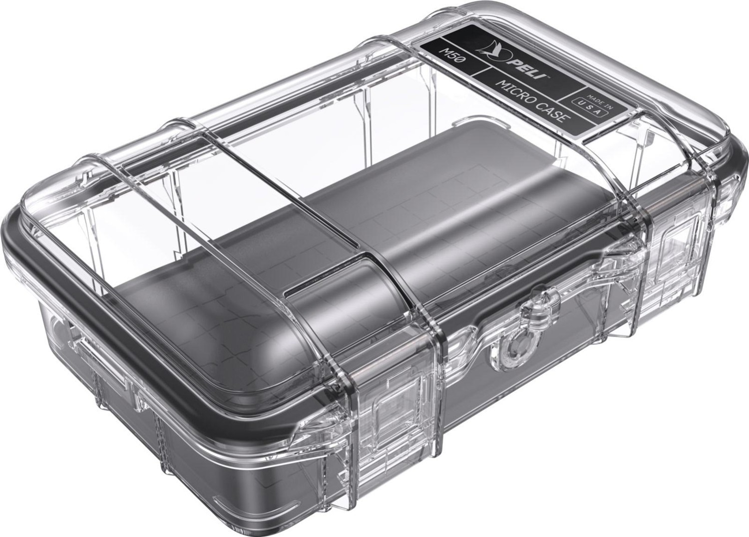 Pelican M50 Micro Clear Case Black Liner