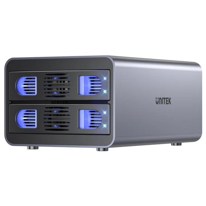 Unitek Usb3.2 Type-C 10Gb/Sata 2Bay Sata