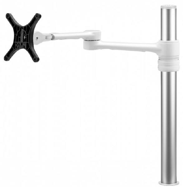 Atdec *Open Box* Atdec Single Arm Monitor Mount 525MM Long Pole With 422MM Articulated Arm. Max Load: 8KG, Vesa 100X100 (White)