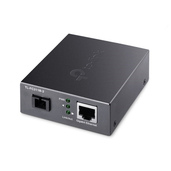TP-Link TL-FC311B-2 Gigabit WDM Media Converter - Ieee 802.3U 1550NM 2KM (Compatible With Tl-Fc311a-2)