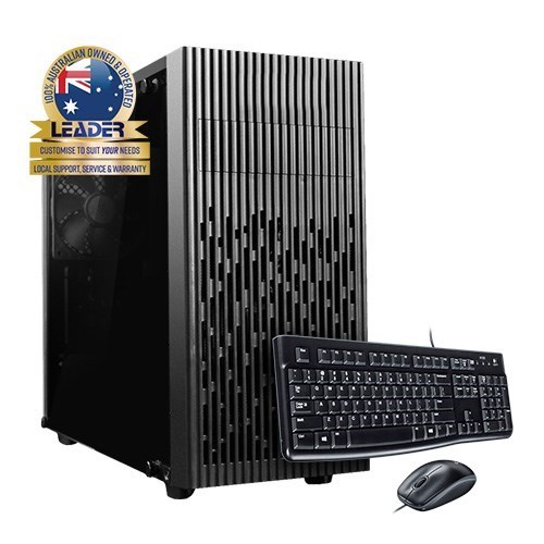 Leader Visionary 326 Desktop, Intel I3-14100 Cpu, 16GB DDR5, 500GB M.2 NVMe SSD, 450W Psu, B760 Chipset, Windows 11 Home, 1 Year Warranty