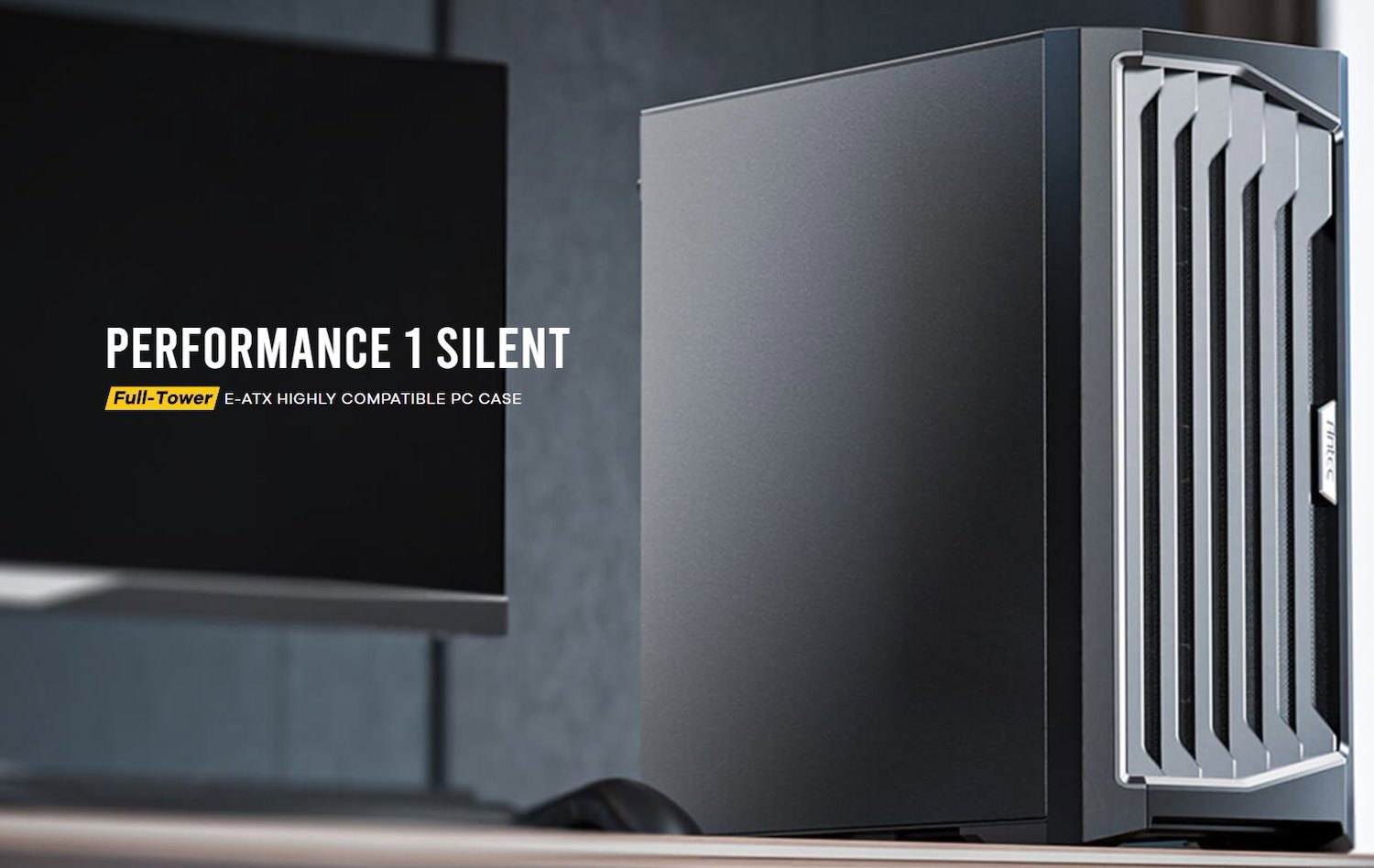 Antec P1 FT Silent Editor's Choice, E-Atx, Atx, Sound Dampening Side Panels, Iunity, Usb-C, 4090X Ready, Modular Drive, 4X Tranquil PWM Fan Case