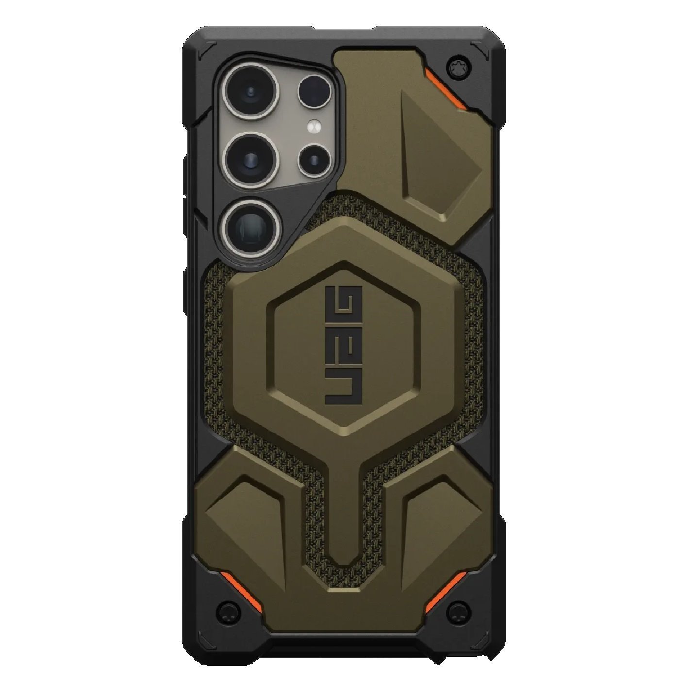 Uag Monarch Kevlar Samsung Galaxy S24 Ultra 5G (6.8') Rugged Case - Elemental Green (21441511397B),20ft. Drop Protection (6M),Multiple Layers