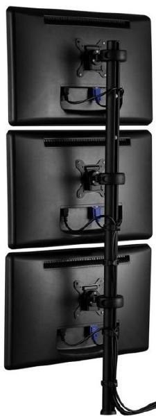 Atdec Spacedec Pos Display Pole 1150MM Long 42MM Diameter Pole With Three Display Heads. Max Load: 12KG. Vesa Up To 100X100