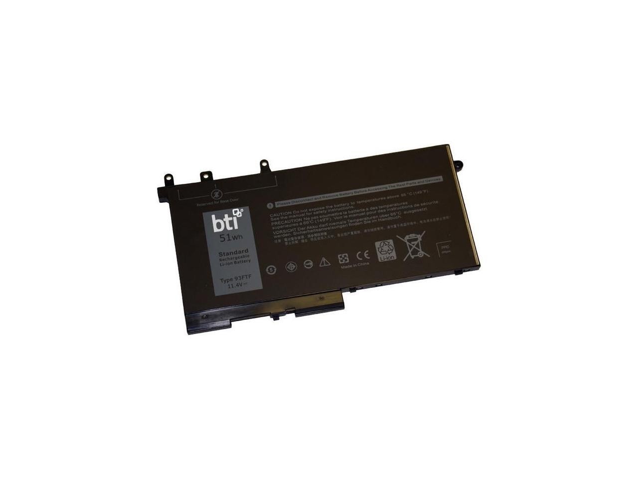 BTI 93FTF-BTI 11.4V 51WHR LI-ION BATTERY 083XPC, 093FTF, 451-BBZT, 451-BZT, 4YFVG, 83XPC, 93FTF, D4CMT, DJWGP
