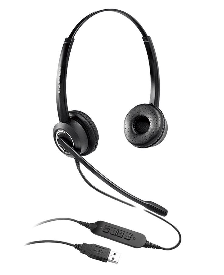 Grandstream Mid Range Usb Headset With Noise Cancelling
