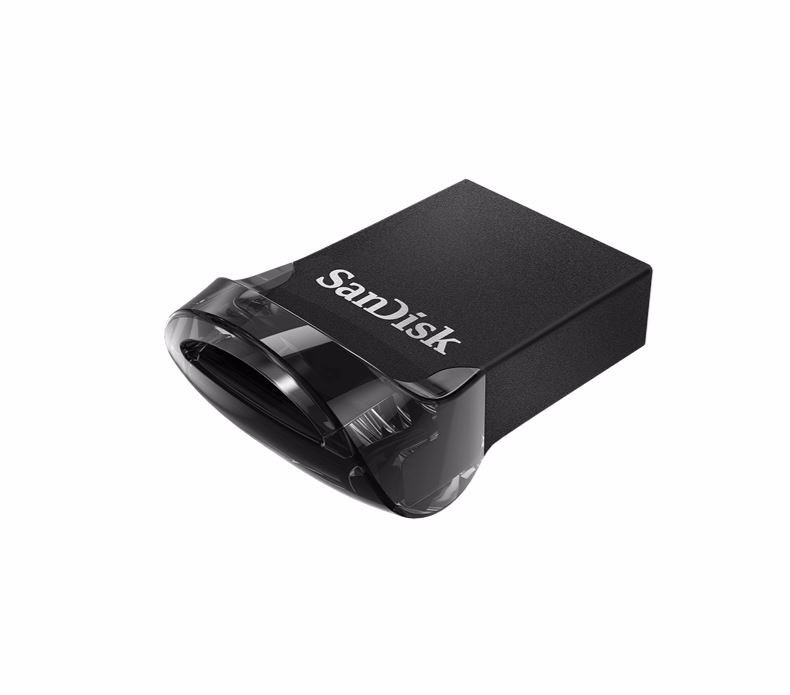 SanDisk Ultra Fit Usb 3.1 Flash Drive, CZ430 256GB, Usb3.1, Black, Plug & Stay, 5Y