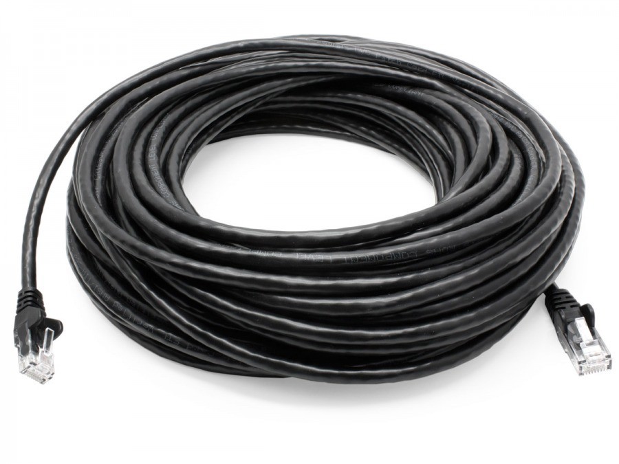 8Ware Cat6a Utp Ethernet Cable 50M Snagless Black