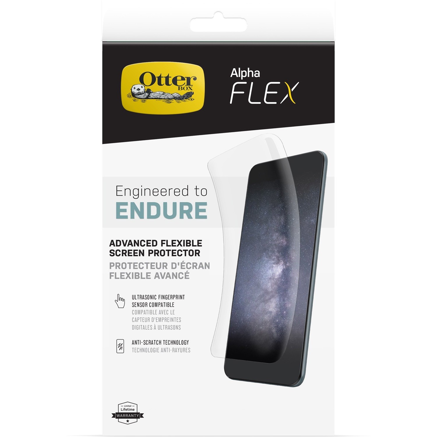OtterBox Samsung Galaxy S22+ 5G Alpha Flex Screen Protector - Clear (77-86832)