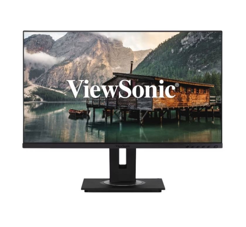 ViewSonic 27' VG2756 Ips 2K 2560 X 1440P Ergonomic Docking With 90W Usb-C, RJ45 And Daisy Chain. Advance Replacement, Business Pro Monitor