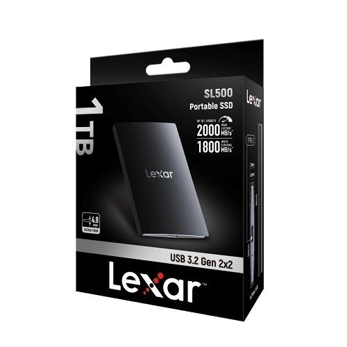 Lexar Media LXR SSD Ext-P-1Tb-Lsl500m001t-Rnbng