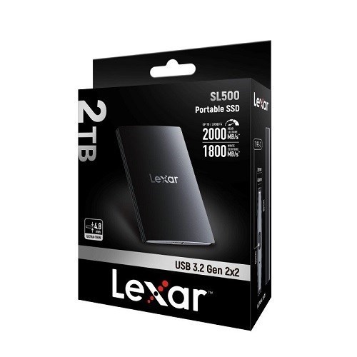 Lexar Media LXR SSD Ext-P-2Tb-Lsl500m002t-Rnbng