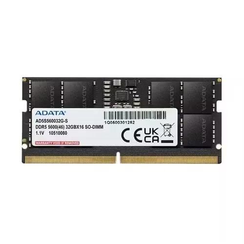 Adata Ad5s560016g-S, 16GB DDR5 5600MHz Sodimm CL46/1.1V
