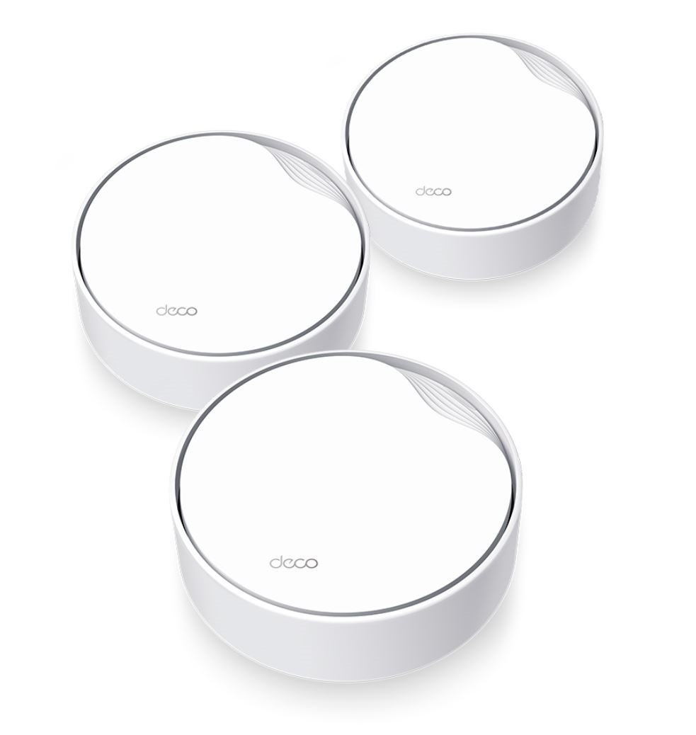 Tp-Link Deco X50 Poe 3-Pack Ax3000 Whole Home Mesh Wifi 6 System, GBPS, Gigabit, 3YR