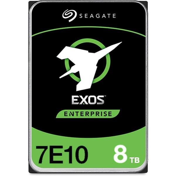Seagate Exos Enterprise 512E/4Kn Internal 3.5" Sata Drive, 8TB, 6GB/S, 7200RPM, 5YR WTY