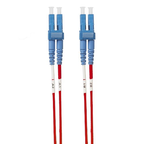 4Cabling 1.5M LC-LC Os1 / Os2 Singlemode Fibre Optic Cable: Red