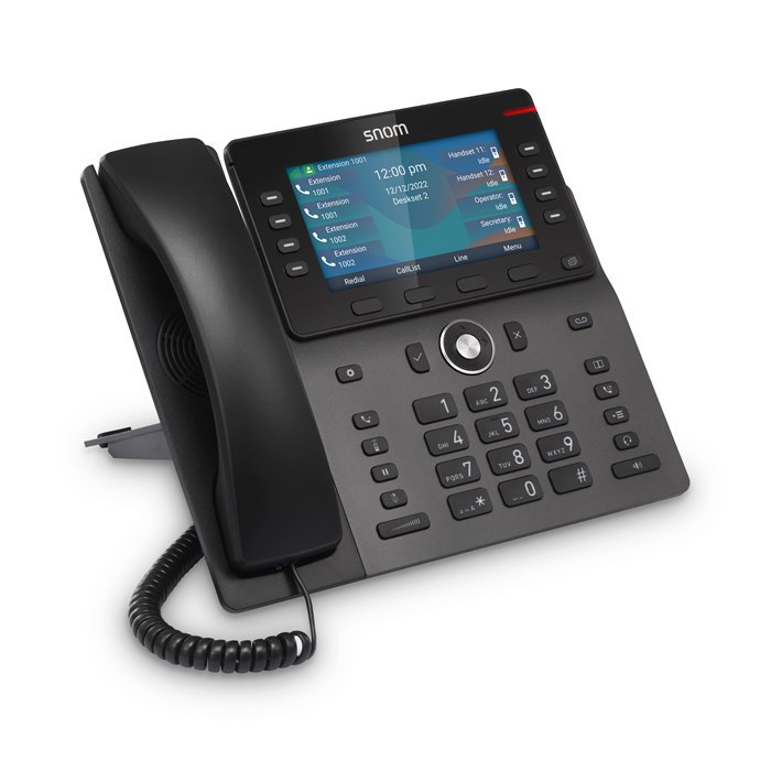 Snom M58 Dect Handset, Backlit Keys, Bluetooth, HD Audio, Advanced Audio Quality, Shared Call Emulation (Sce), Headset Connectable