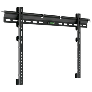 Brateck 37'-75' Ultra-Slim Fixed Wall Bracket. Max Load: 65KG. Vesa Support Up To: 800X400. Built-In Bubble Level. Curved Display Compatible. Colour: Black.