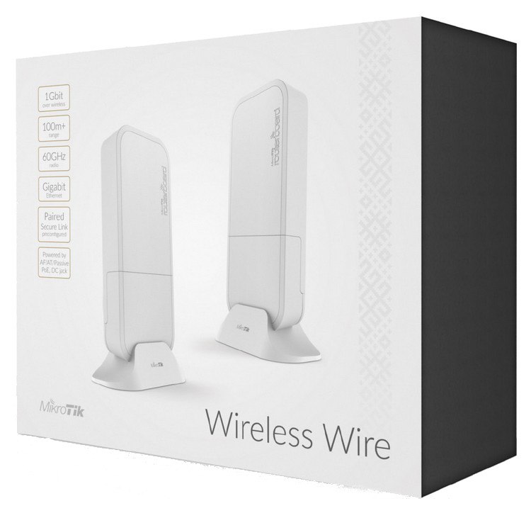 MikroTik Wireless Wire 1Gbps 60GHz Wireless Bridge Kit