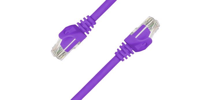 Go Wireless 0.3 Metre Cat6 Utp Indoor Ethernet Cable - Purple