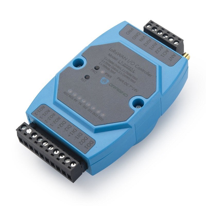 Dragino LT-22222-L As923 LoRaWAN IoT Multi I/O Controller