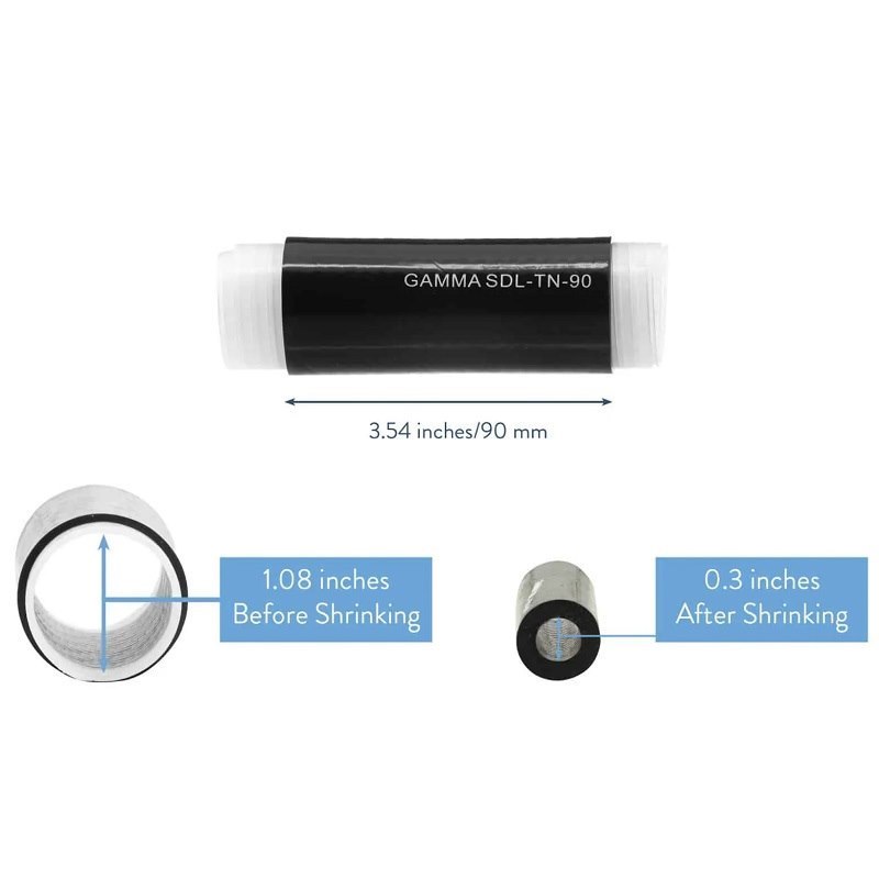 Gamma Electronics SDL-TN-90 Silicone Cold Shrink For Type N Connectors To LMR-400 Cable Or Larger