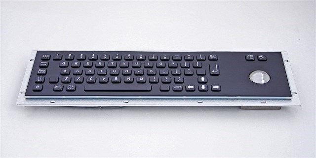 Inputel Stainless Steel Keyboard + Trackball KB001 ~ Usb