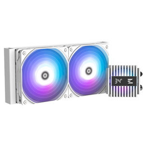 Zalman Alpha2 24 Argb WhiteLiquid Cooler - Dual 120MM Fan 5YR W