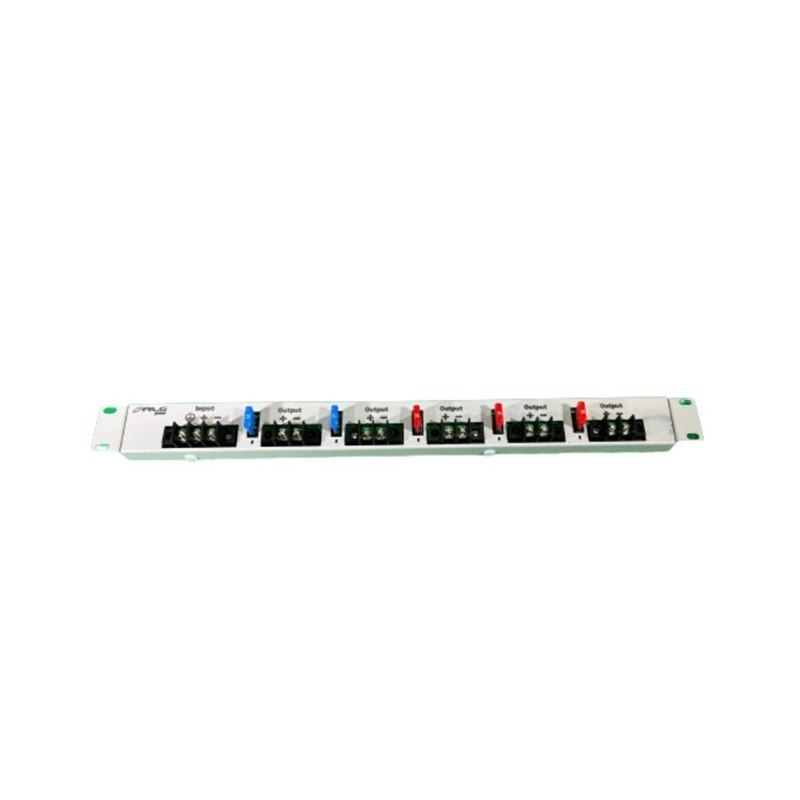 ALGcom Unmanaged DC Pdu 19 Inch X 1U With 5 Ports DC Out