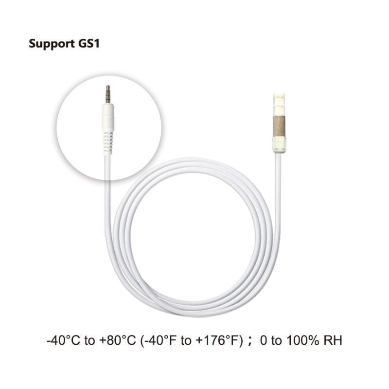 Ubibot TH30S-B-3M-R-Audio External 3 Metre Temperature & Humidity Probe For GS1