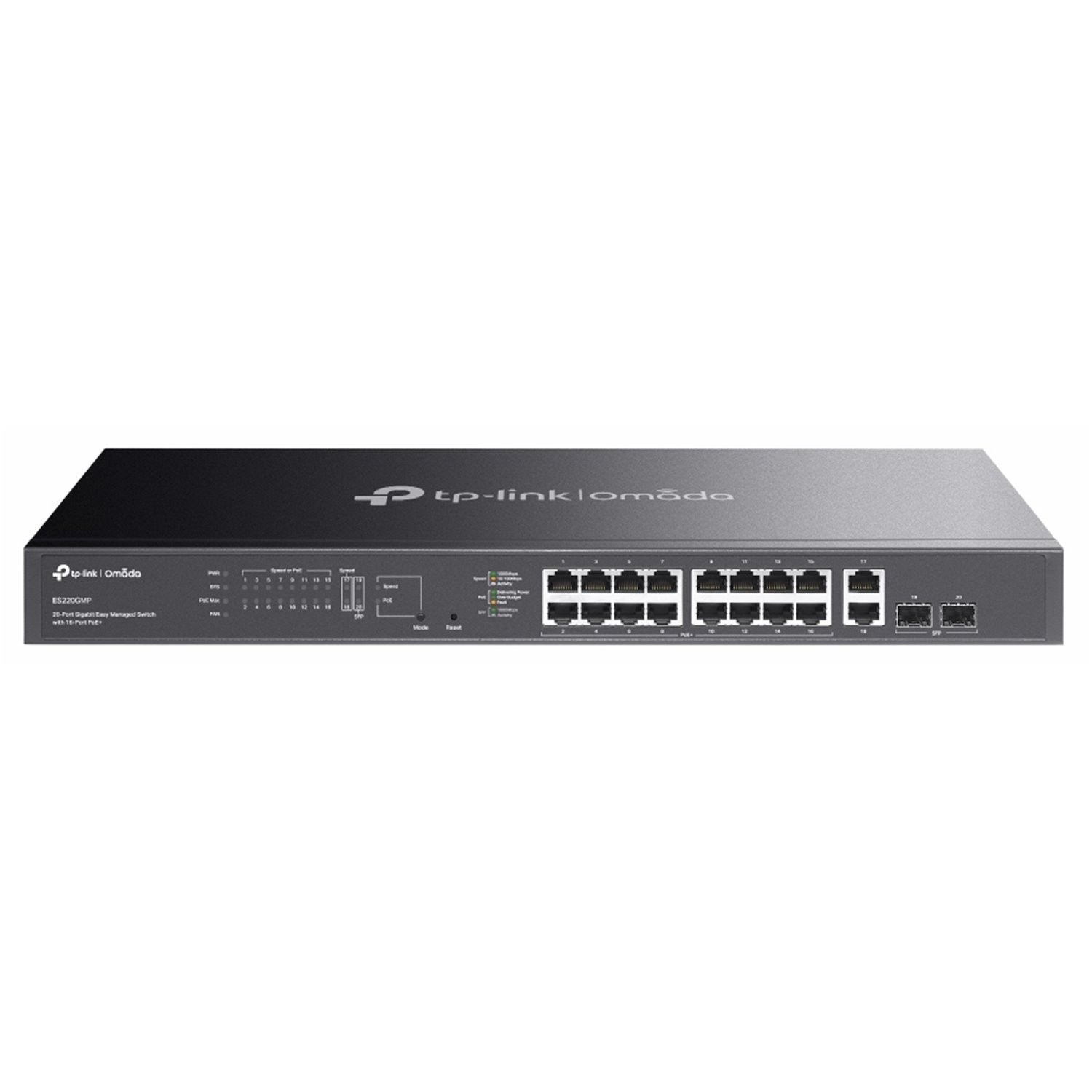 Omada Es220gmp 20-Port Gigabit Easy Managed Switch With 16-Port PoE+