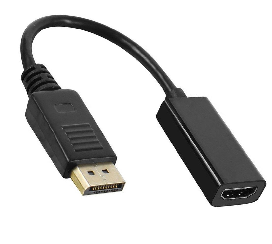 8Ware DisplayPort DP To Hdmi Male To Female Adapter Cable White