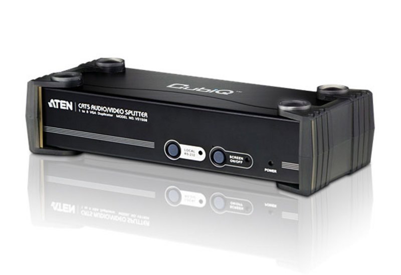 Aten Professional Video Splitter 8 Port Vga Video Splitter Over Cat5 W/ Audio And RS-232, 1920x1200@60Hz Or 150M Max (LS)