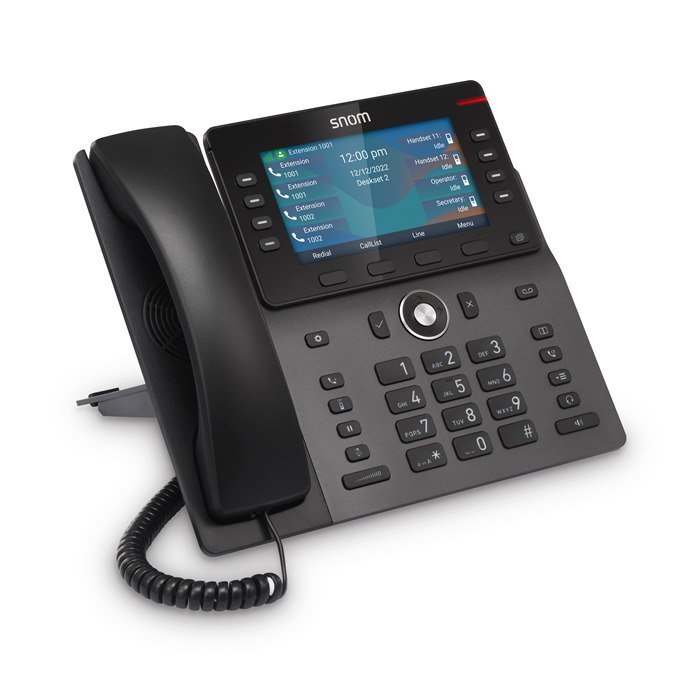 Snom M58 Handset, Backlit Keys, Bluetooth, HD Audio, Advanced Audio Quality, Shared Call Emulation (Sce)
