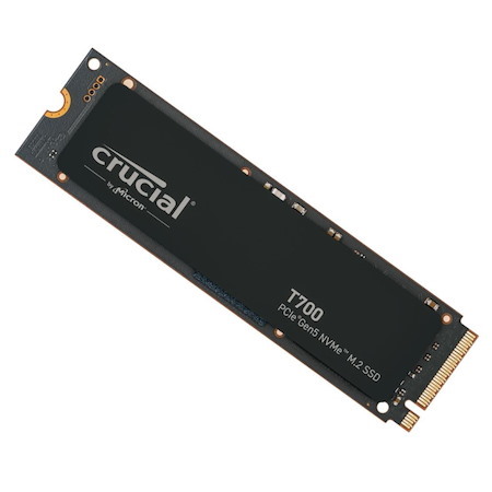 Crucial T700 2TB Gen5 NVMe SSD - 12400/11800MB/s R/W 1200TBW 1500K IOPs 1.5M HRS MTTF With DirectStorage For Intel 13TH Gen & Amd Ryzen 7000