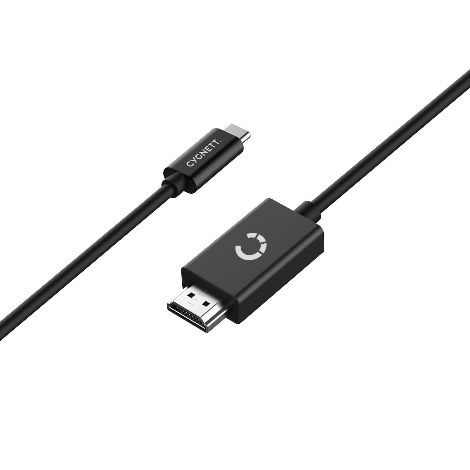 Cygnett Unite Usb-C To Hdmi Cable (1.8M) - Black (CY3305HDMIC),Support 4K/60hz,Extend From Laptop/Tablet/Phone To Hdmi TV/Monitor/Projector,2 YR. WTY.