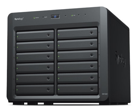 Synology DX1222, 12 Bay Nas Expasion Unit, 3YRS