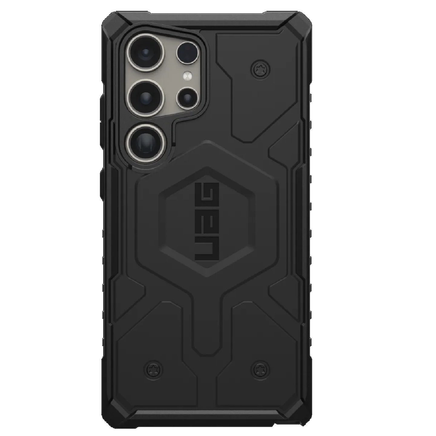 Uag Pathfinder Pro Magnetic Samsung Galaxy S24 Ultra 5G (6.8') Case - Black (214424114040), 18FT. Drop Protection (5.4M), Raised Screen Surround