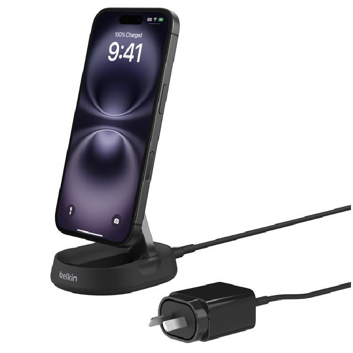 Belkin Boostcharge Pro Convertible Magnetic Charging Stand With Qi2 15W