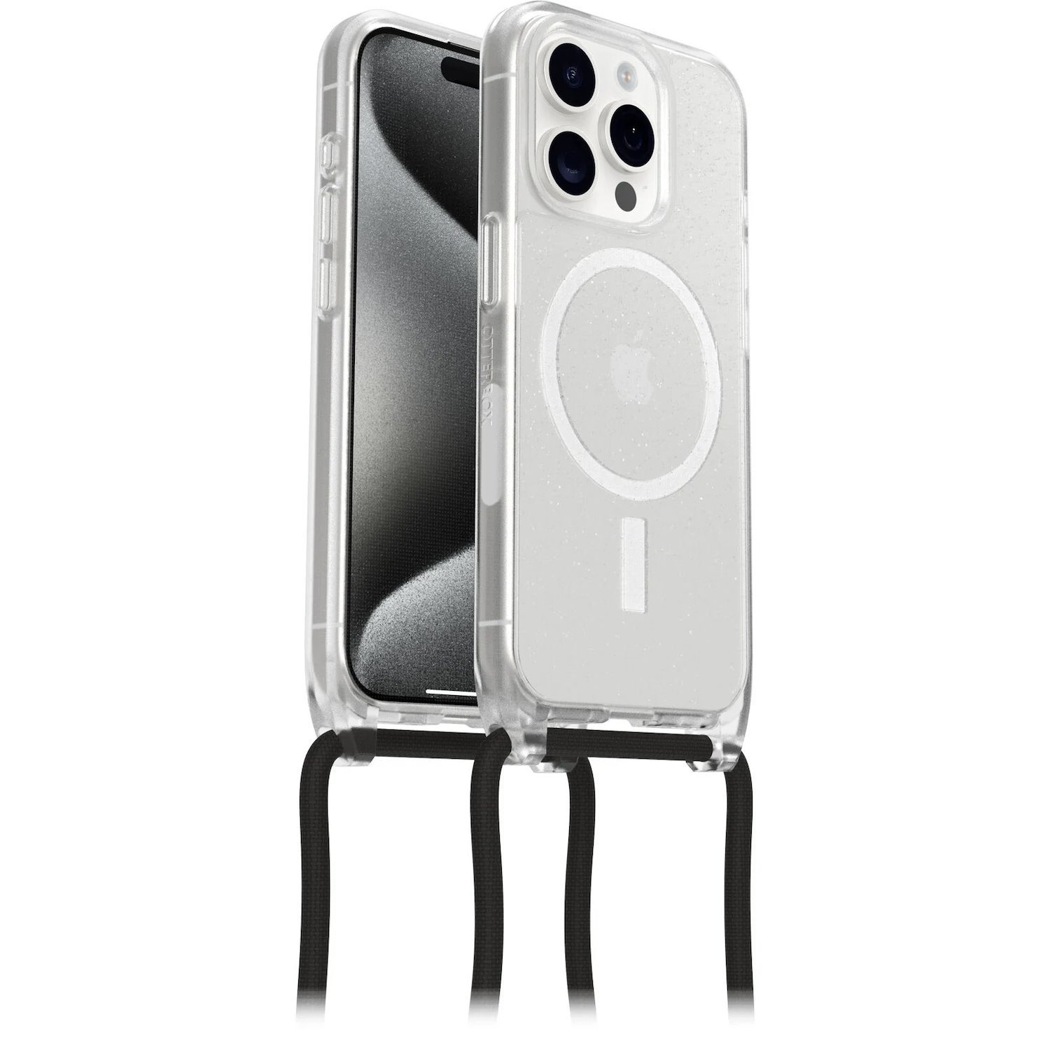 OtterBox React Carrying Case Apple iPhone 15 Pro Smartphone - Clear, Stardust