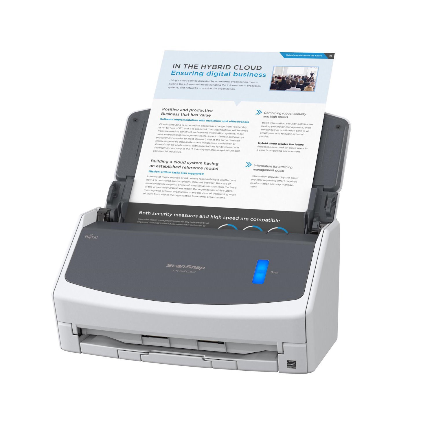 Fujitsu Ricoh ScanSnap Ix1400 Adf Duplex 600 Dpi