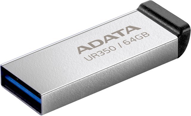 Adata Ur350 Usb3.2 64GB Flash Drive Nickel/Black