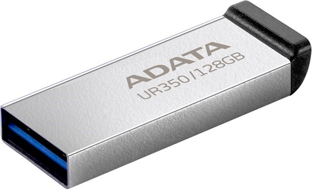 Adata Ur350 Usb3.2 128GB Flash Drive Nickel/Black