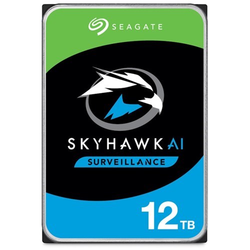 Seagate SkyHawk AI ST12000VE003 12 TB Hard Drive - 3.5" Internal - SATA (SATA/600) - Conventional Magnetic Recording (CMR) Method