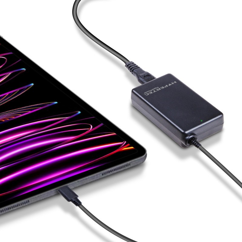 Hypertec HyperPower 65W. Universal Usb-C GaN Tech Power Supply Unit. 3.0 Power Delivery / Qualcomm Quick Charge 4+. Designed To Supp