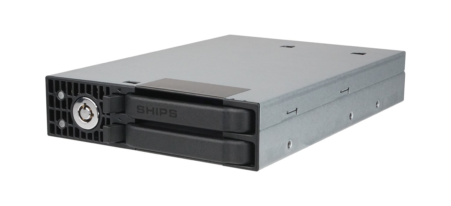 Cru DataPort 6339-0001-9500 Ships QX328 Installation Kit For 3.5In Bay; Includes Frame; 2 Host Bus Adapters (HBAs); And 2 Cables; Accepts Up To 2 Ships Storage Modules (Sold Separately); Kit With PCIe