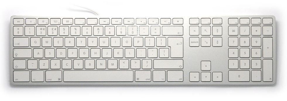 Matias Aluminum Design Mac Keyboard With Numeric Keypad - Built In 2-Port Usb 2.0 Hub. .